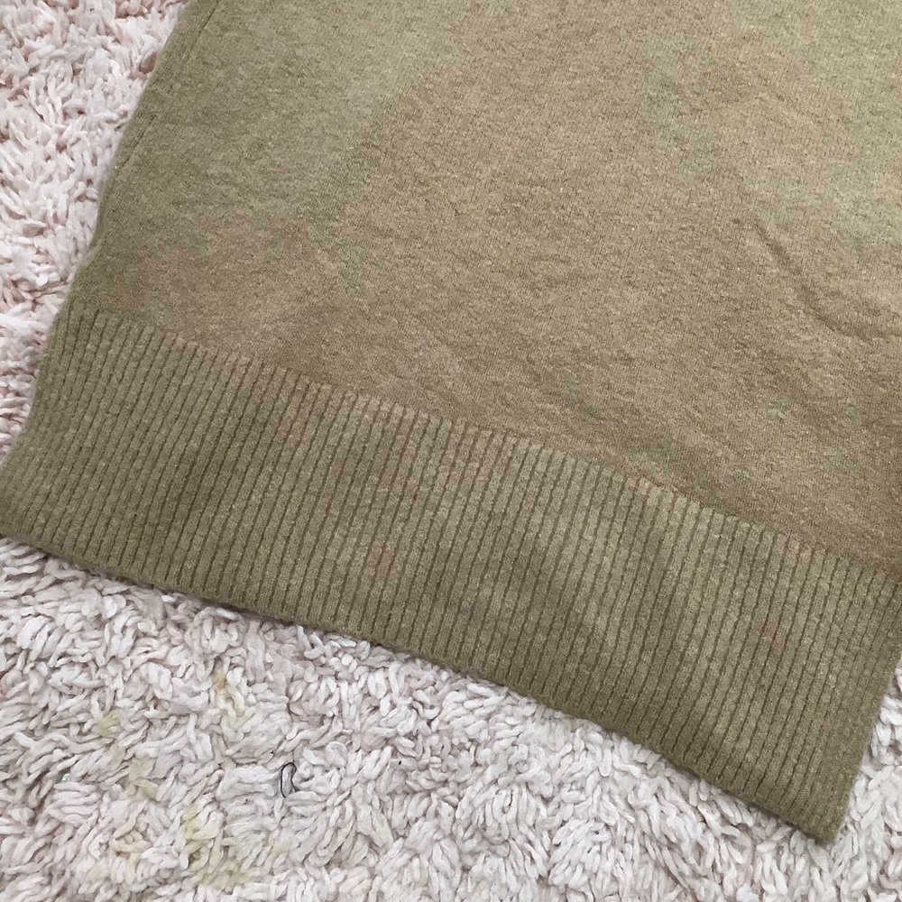 GoodThreads Camel/Tan Open Cardigan With Pockets - Picture 10 of 11